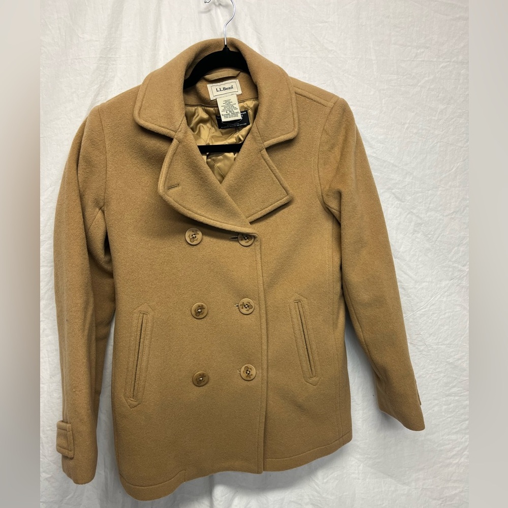 L.L. Bean Wool Jacket pea coat size 4